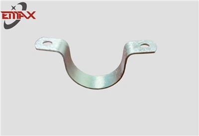 둥근 구멍이 있는 아연 도금 헤비 듀티 U형 파이프 클램프